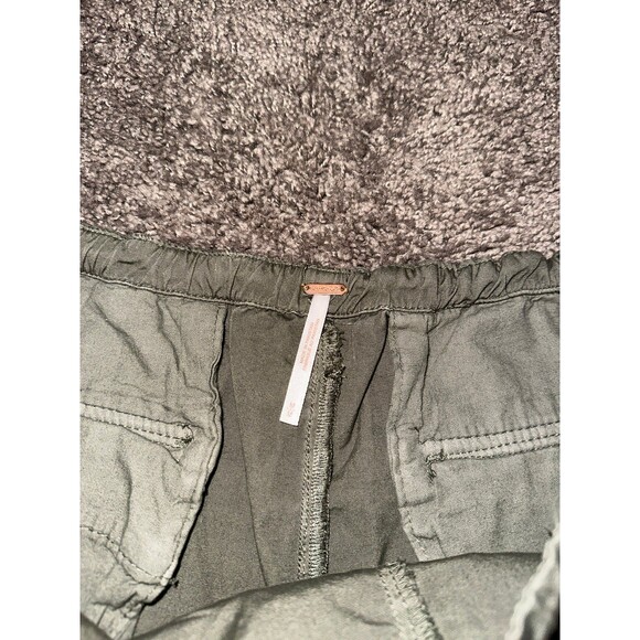Free people army green cropped pants - Picture 3 of 7